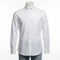Men's Classic White Oxford Shirt - Front View