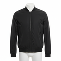 Men's Lightweight Bomber Jacket - Black Front View
